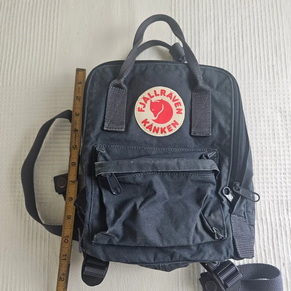 Fjallraven Kanken Mini Classic‎ Backpack Blue Zip Around